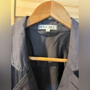 Alex Mill Standard Jumpsuit Cotton Twill Iron Grey